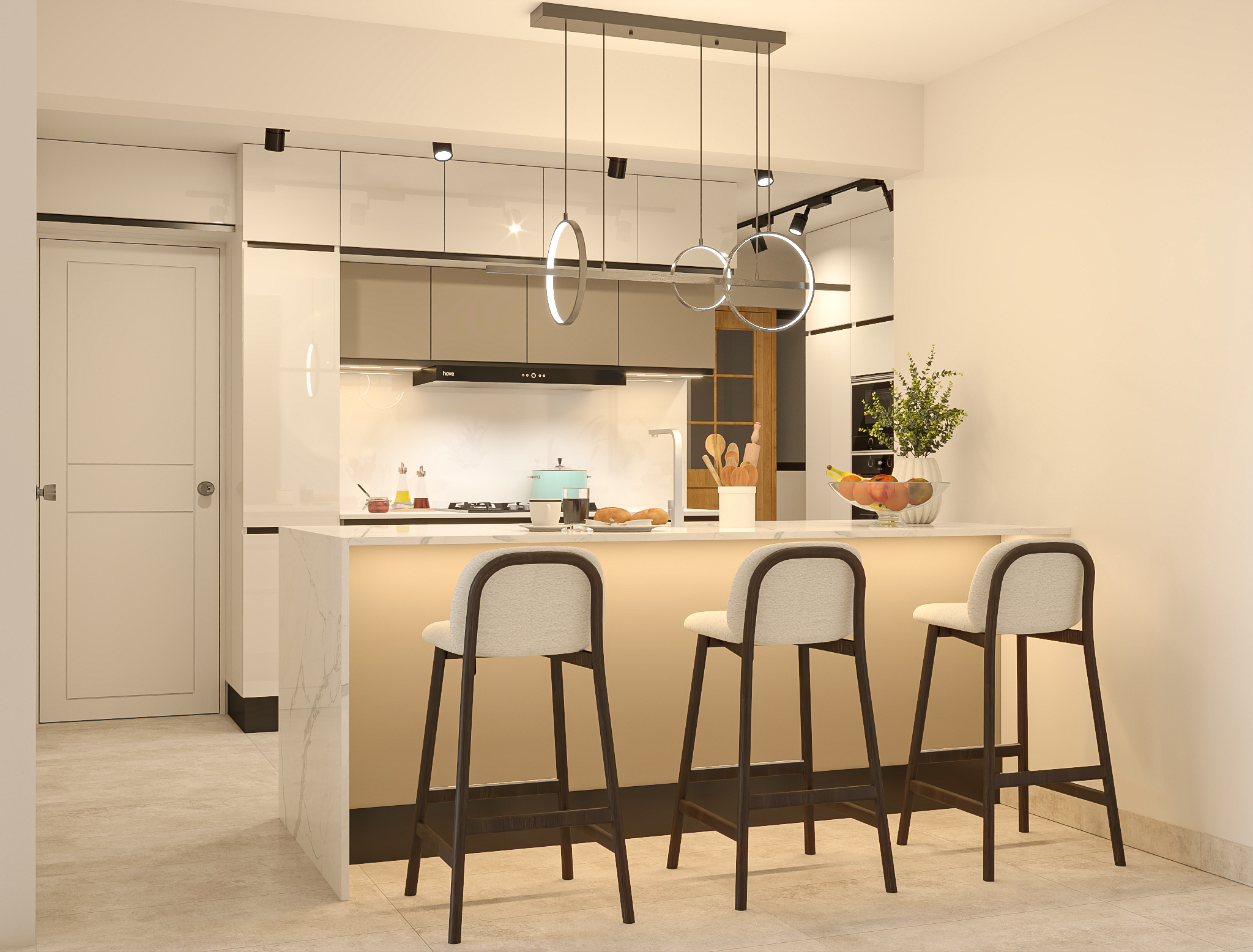 Cocina Neo-Industrial Carbon
